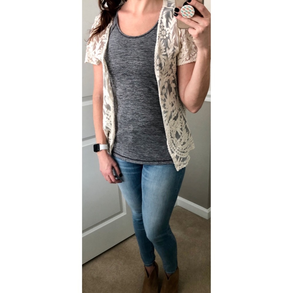 Pixley Ashton Lace Kimono (Stitch Fix)